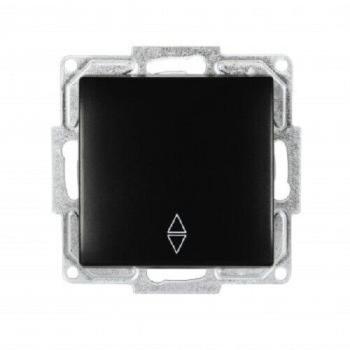 Visage 2-Wege Schalter Wechselschalter Unterputz Schwarz Gunsan